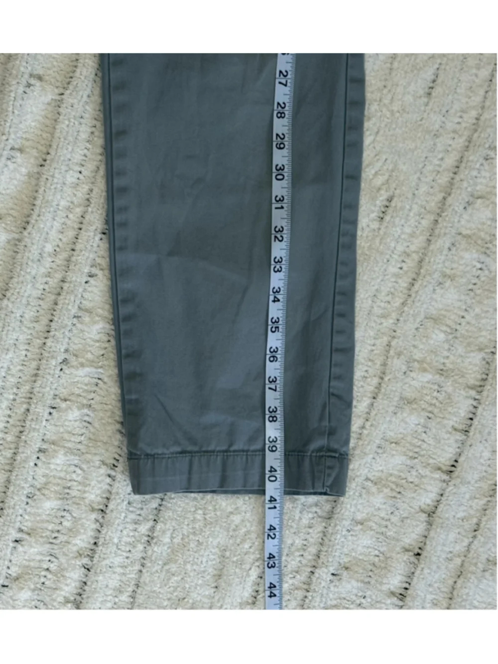 Banana Republic Aiden Slim Chino Pants Gray 34x32